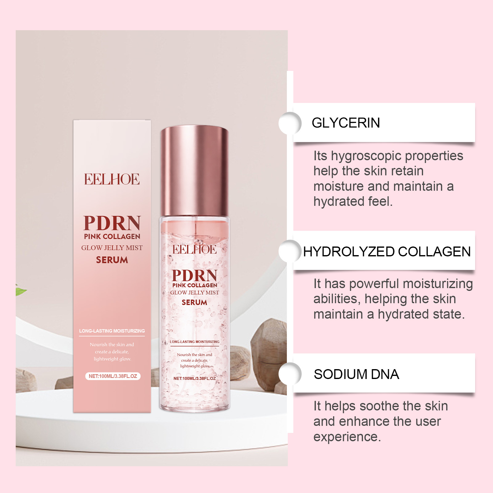Collagen Essence Spray Smoothi - Essence Serum Toner ulasan dan harga