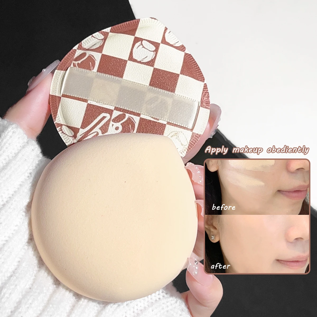 Dry and wet makeup puff sponge - Bb Cushion Korean ulasan dan harga