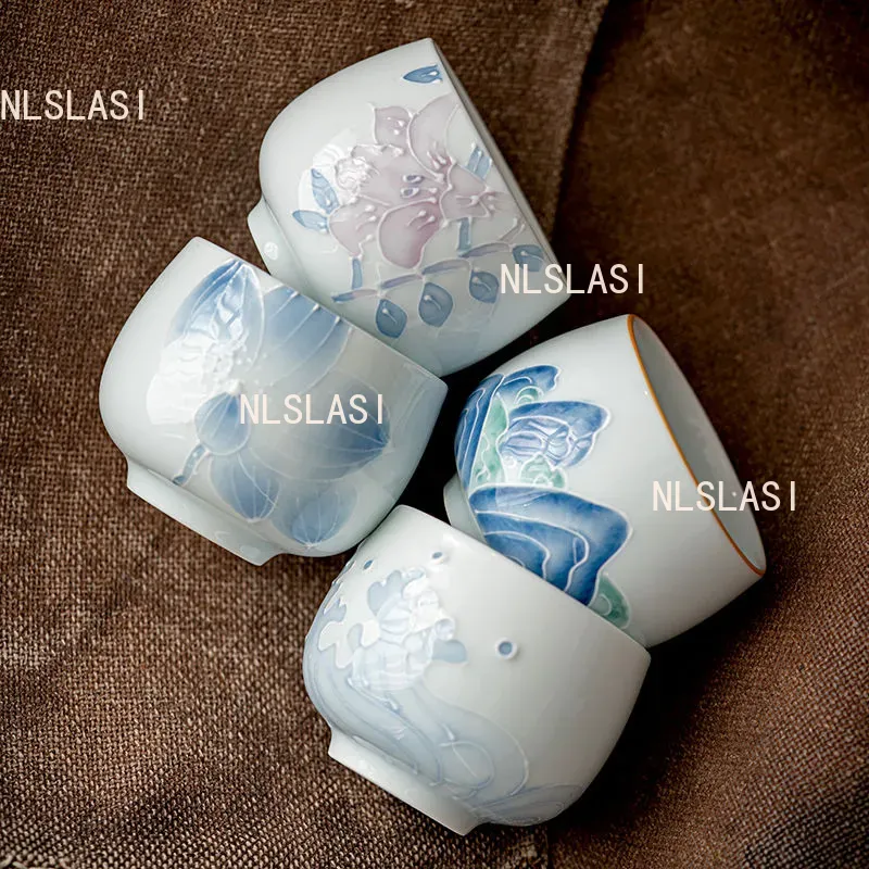 1pcs Tea Accessories Kiln Rest - Celadon Ceramic Cup ulasan dan harga