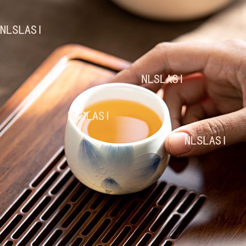 1pcs Tea Accessories Kiln Rest - Celadon Ceramic Cup ulasan dan harga